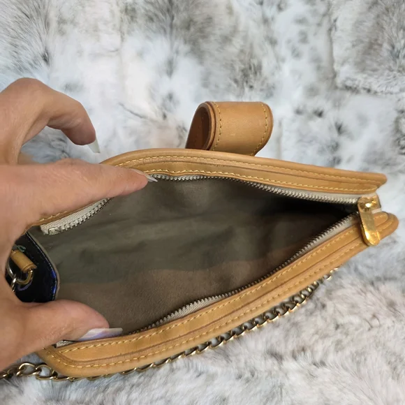 RARE Louis Vuitton Black Multicolor Monogram Shirley Clutch Shoulder Bag - Picture 8 of 16